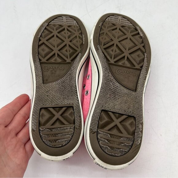 Converse All Star Slip On Sneakers Unisex Size 4/6 Pink Casual Canvas Low Top - Picture 6 of 7